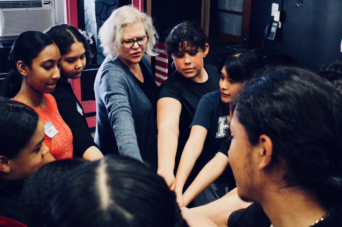 Our second workshop with WNY Middle School students. #mhspaa #artseducation #theatreeducation