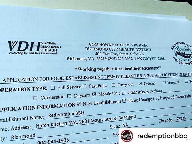 Reposted from <a href="/redemptionbbq/">Redemption BBQ</a>: It’s been a long journey and we’re not quite there yet, but this was a big step. bit.ly/2P6yy2D
