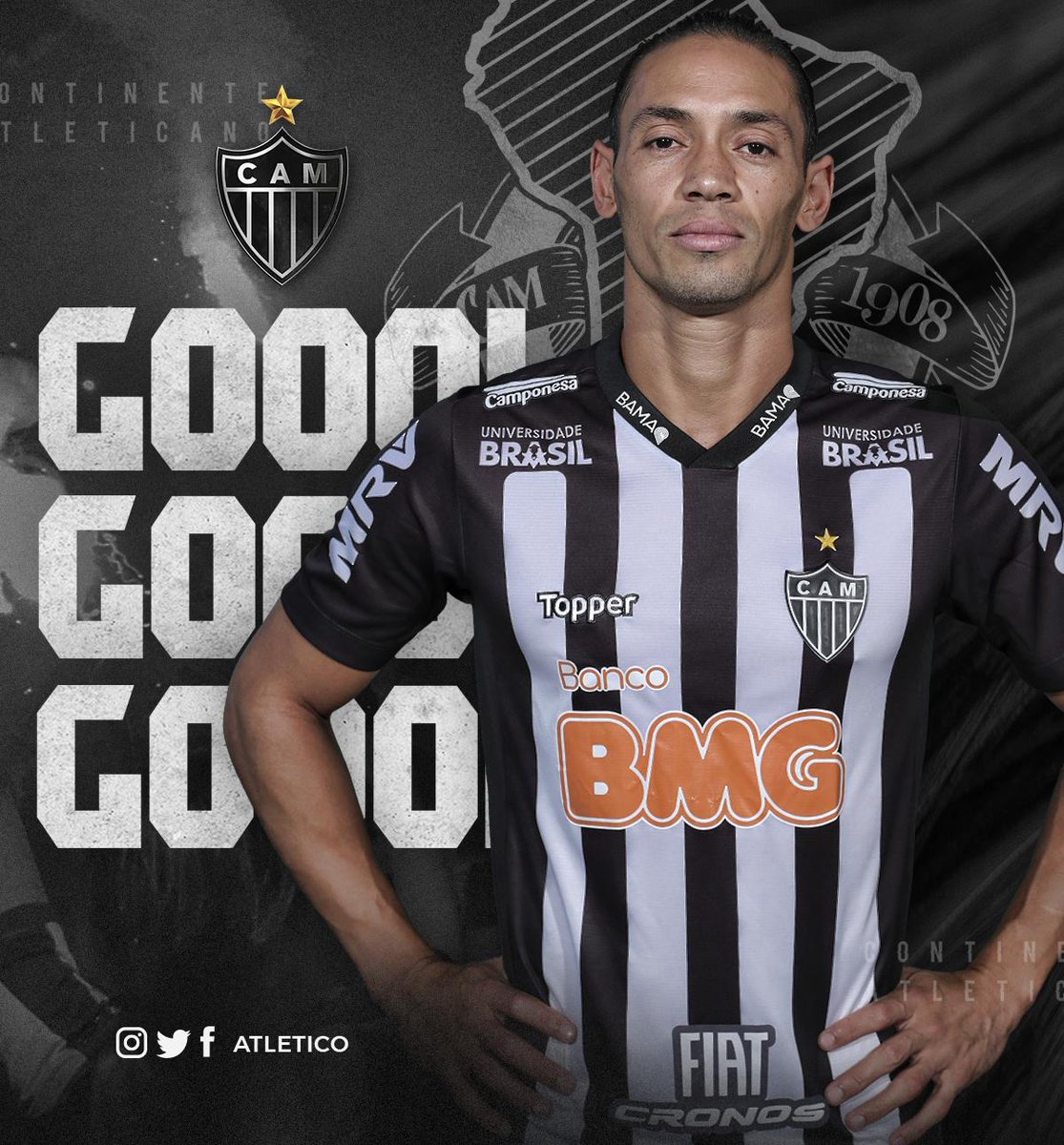 18' - GOOOOOOOOOOOOOOOOOOOLLL DO GAAAAAAALLLLOOOOOOOOOOOOOOO! #GALO! #CCPxCAM #ContinenteAtleticano  🏴🏳