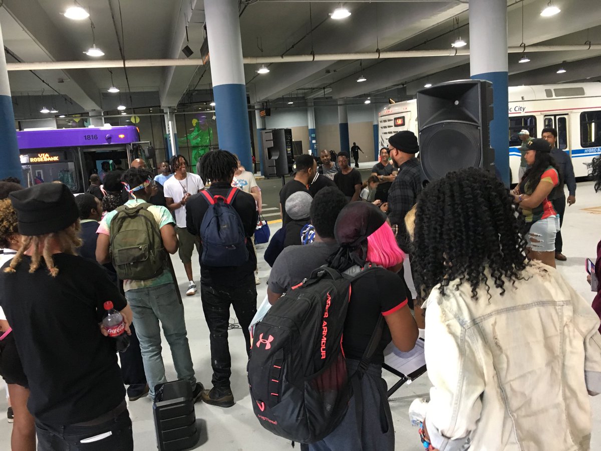 mirandaclemen12's tweet photo. Thanks to WeGo for an awesome little rap concert at WeGo Central!  Made my wait for the bus fly by! https://t.co/ccZGKamHdw