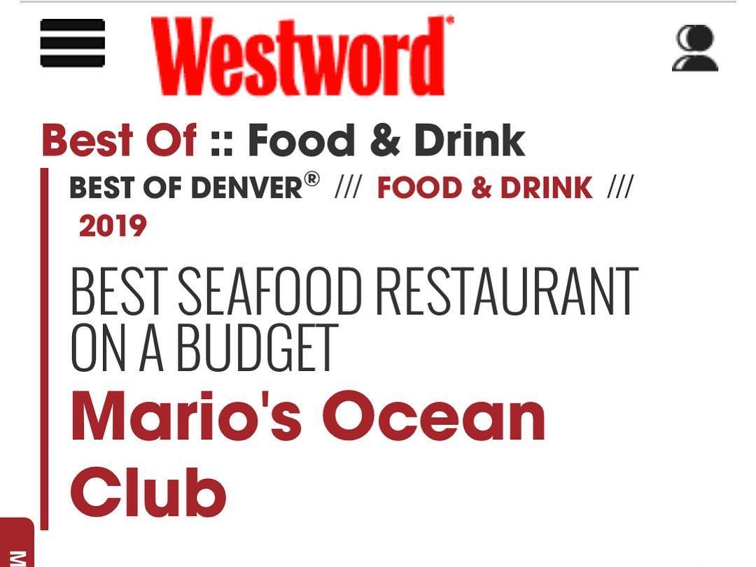 MariosOceanClub's tweet photo. Mario's Ocean Club - https://t.co/11YIZ2yJj1
April Current: Best Seafood on a Budget 
Happy Hour $1 Oysters 
Lunch Combos 
Date Night https://t.co/NtfEYA0k4w