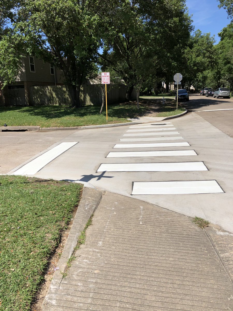 vivgaunt's tweet photo. I am very happy I am no longer 3 stripes short of a crosswalk!! Thank you the commissioners office  @NCEknights1 https://t.co/LcwtICx80o