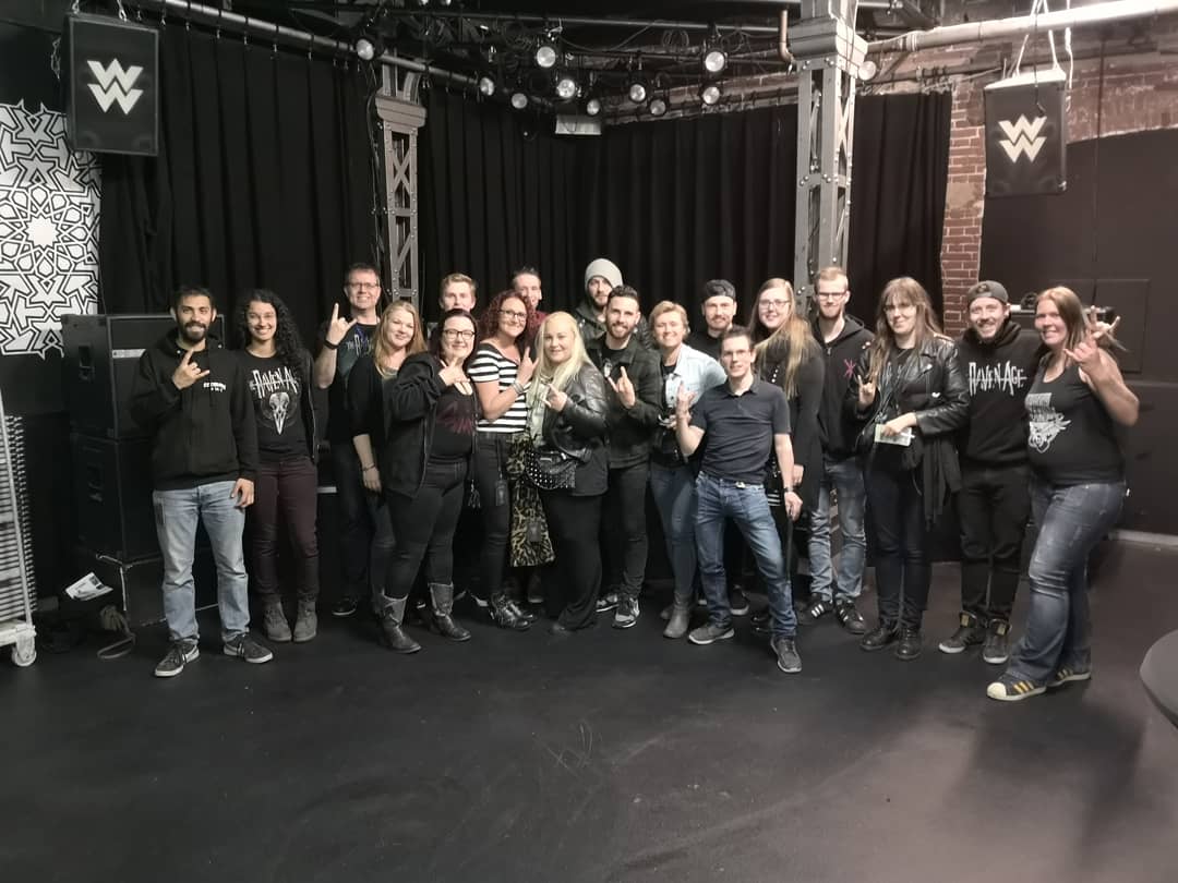 theravenage's tweet photo. An unbelievable way to end the Conspiracy Headline Tour! Super fun show and a wild crowd. Shout out to @CallTheRiot, top band 🍻 and thanks for having us Holland 👊 🤘🔥

#TRA #theravenage #JoinTheConspiracy #conspiracy #conspiracytour #Holland #Netherlands #Denbosch #finalshow https://t.co/m6jcC1mDmu