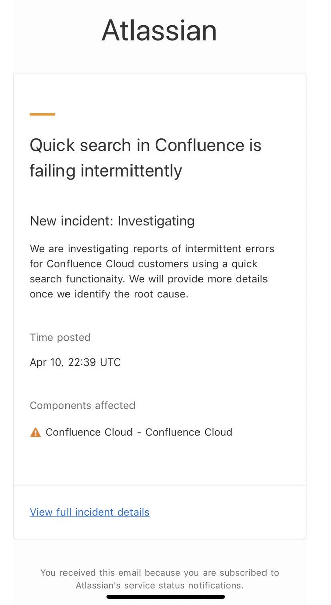 cemaimai's tweet image. またかぁ。。。。

#Atlassian #ConfluenceCloud