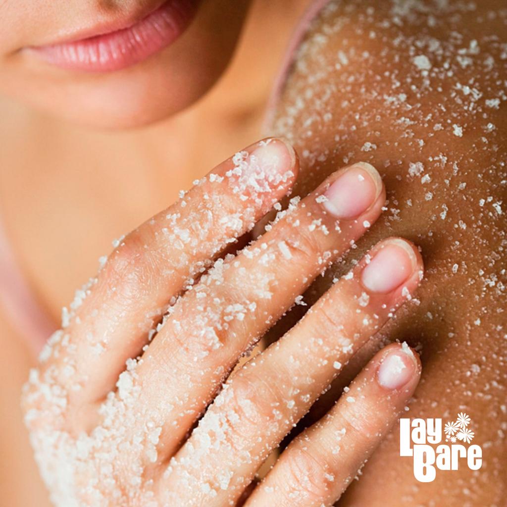 Lay_Bare's tweet photo. Just a sprinkle of our Visibly Smooth Vanilla Sugar Scrub is all you need to get rid of those unwanted dead skin. PS It also smells as good as it sounds. 😍 Available in all Lay Bare branches nationwide. #LayBarePH https://t.co/H6KBD6ZY8M