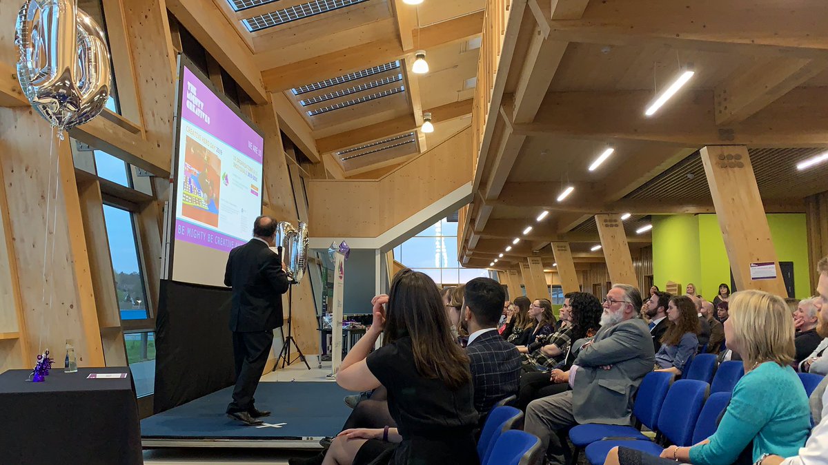 boott's tweet photo. #BeMightyBeCreativeAwards great to host such a stonking event celebrating the best of creative and cultural education in the East Midlands. @MightyCreatives https://t.co/unOiv3Vb9u