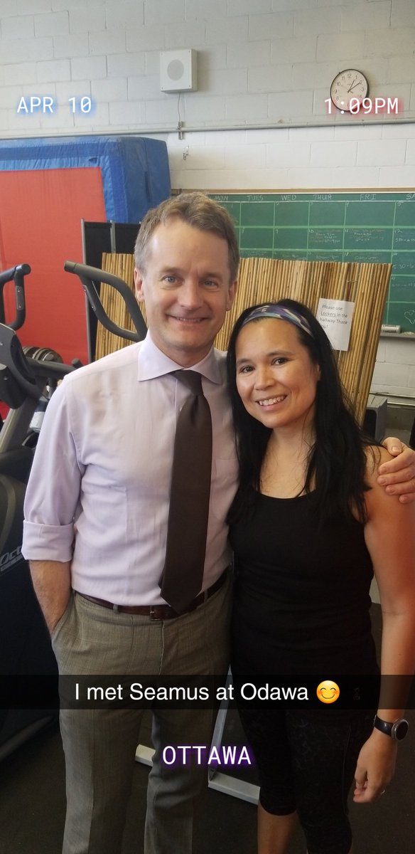 I use to love watching Seamus on Canada AM😊