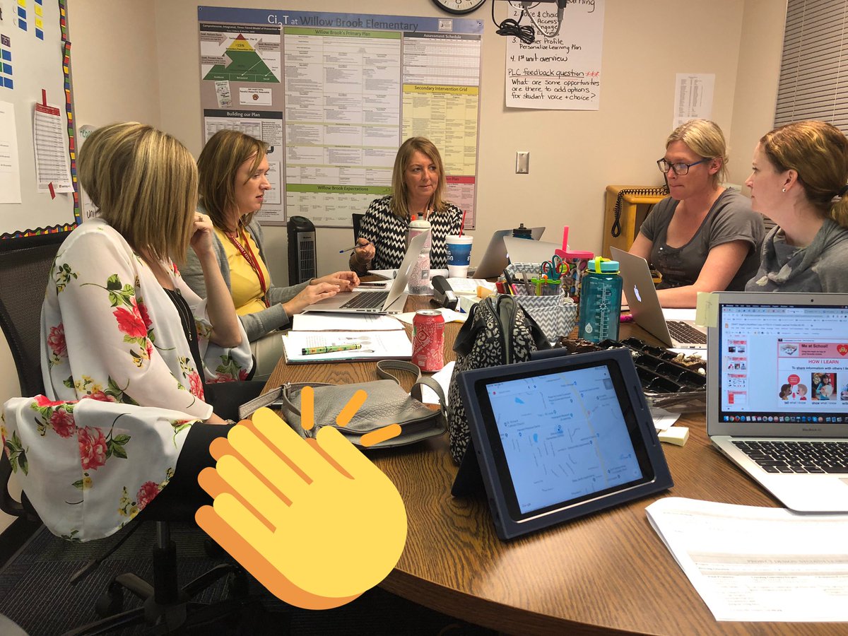 2nd grade at Willow Brook had 1st PLC &amp; continuing work on PBL units for #PersonalizedPSD learning for next year. Hard workers! Passionate educators! Preparation is 1/2 the battle. <a href="/PattonvilleSD/">Pattonville Schools</a> @PattonvilleCI