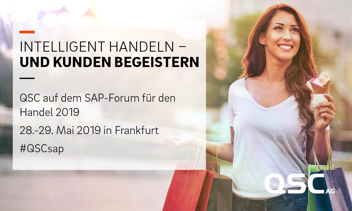 MeikBrand's tweet photo. Save the  date! Auf dem SAP Forum für den Handel begeistern wir Sie! Mit dem, wofür wir täglich brennen: Für Innovationen und Lösungen für den Handel. Wir freuen uns darauf! @QSCAG #SAP #Handelsforum #QSCiot #InternetOfThings #QSCsap https://t.co/UBb37dXlZn