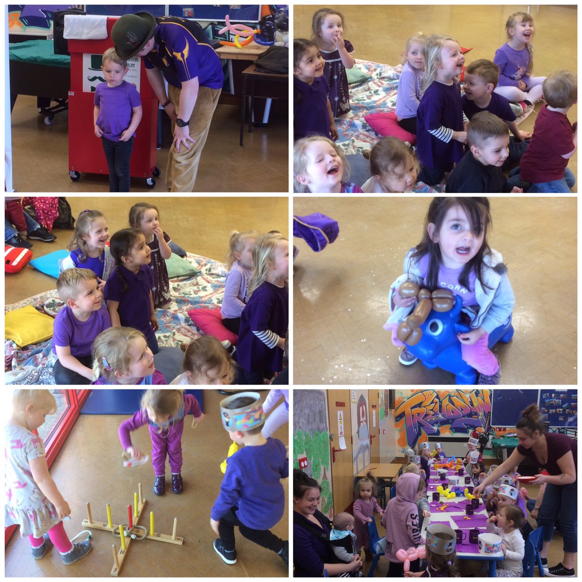 TerrigCylch's tweet photo. Waw! Diwrnod gwych! Maeβr plant wedi cael cymaint o hwyl yn mwynhau #partipiws! Proffersor Llusern, gemau, straeon a bwyd parti! @YsgolTerrig @MudiadMeithrin Diolch Pawb am ddod! ππ https://t.co/RQeqamA9ek