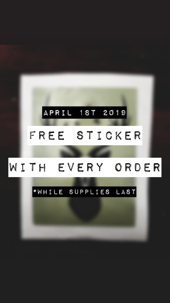 sdobcreations's tweet photo. Still have a few 'Vulture Culture Dead Buck' vinyl sticker left. They will come free with every order until supplies run out.
#vultureculture #freestickers #vinylstickers #deadbuck #deerskull #buck #green #black #white #smallbusiness #etsyshop https://t.co/kbp3hJjurB