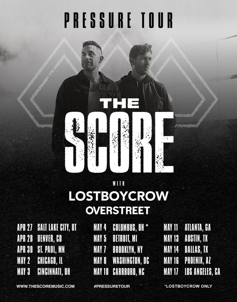 thescoremusic's tweet photo. We're giving away tickets to our upcoming shows plus meet &amp; greet passes!!
Enter Here: https://t.co/59oai4WYYL https://t.co/qPnOdibqwR