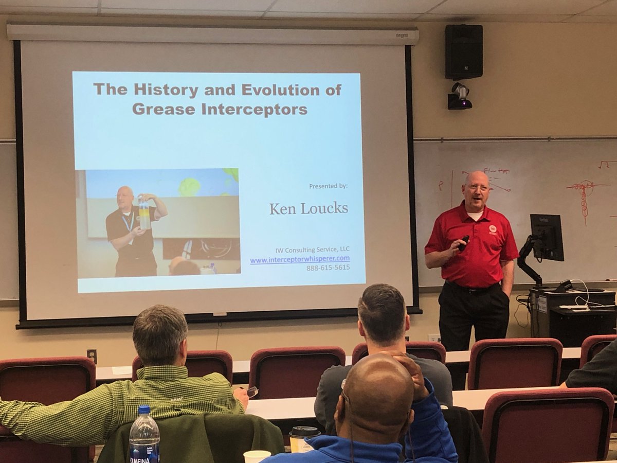 KenLoucks's tweet image. Photos from my class on &quot;What You Need to Know About FOG&quot; in Montpelier, VT for @NEIWPCC training. I gave the class again in Portland, ME today. #FOGControl #FOG #FatsOilsAndGrease #NEIWPCC #GreaseManagement #WaterPollutionControl