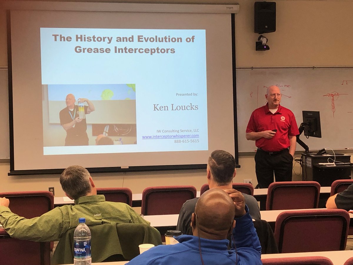 KenLoucks's tweet image. Photos from my class on &quot;What You Need to Know About FOG&quot; in Montpelier, VT for @NEIWPCC training. I gave the class again in Portland, ME today. #FOGControl #FOG #FatsOilsAndGrease #NEIWPCC #GreaseManagement #WaterPollutionControl
