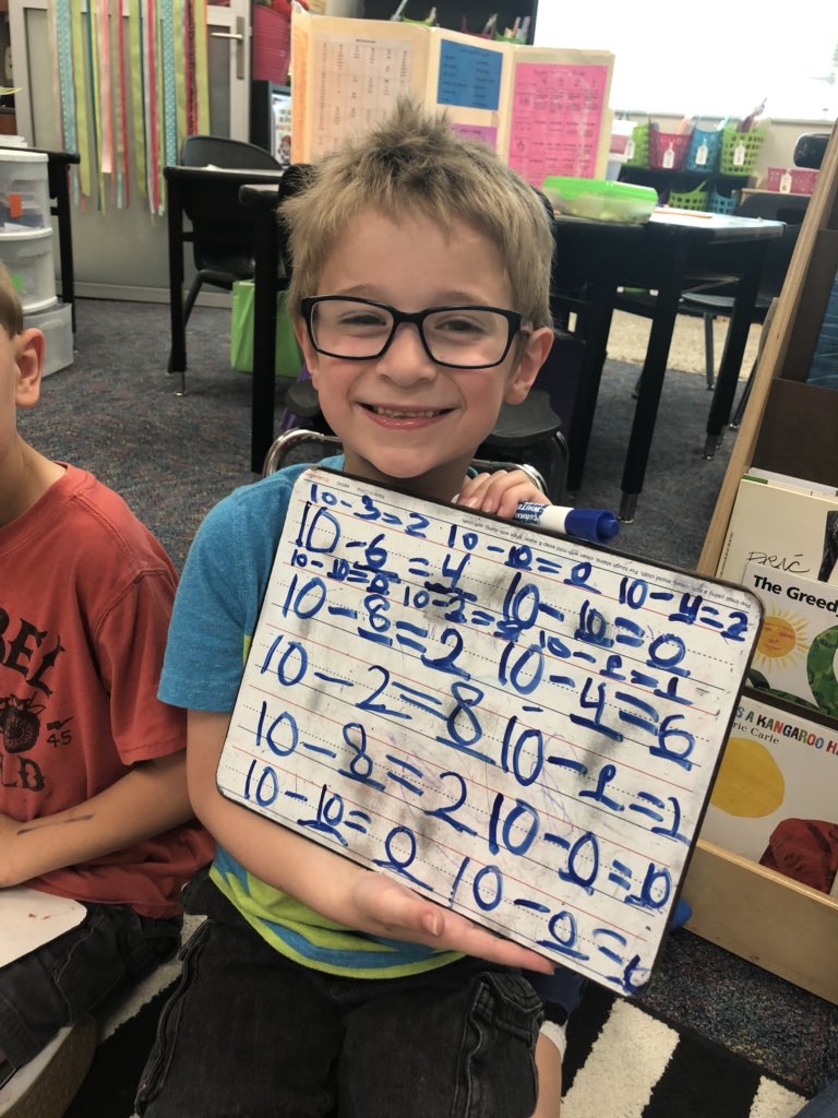 Thank you, <a href="/mrspolk_kinder/">Maddie Polk</a> for the best math lesson we’ve had all year! Bowling to subtract! 🎳 <a href="/Mer_Cunningham/">Meredith Cunningham</a> @VercherJustin