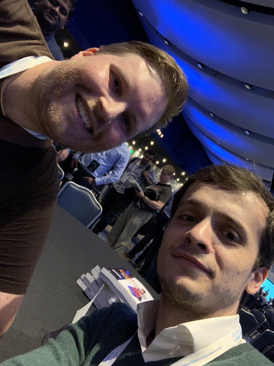 ManningBooks's tweet photo. So much fun at the book signing event at #ServerlessDaysATL for “Serverless Applications with Node.js” authored by @slobodan_ and @simalexan, published by @ManningBooks
- A.S. https://t.co/jYtI6yjnGz