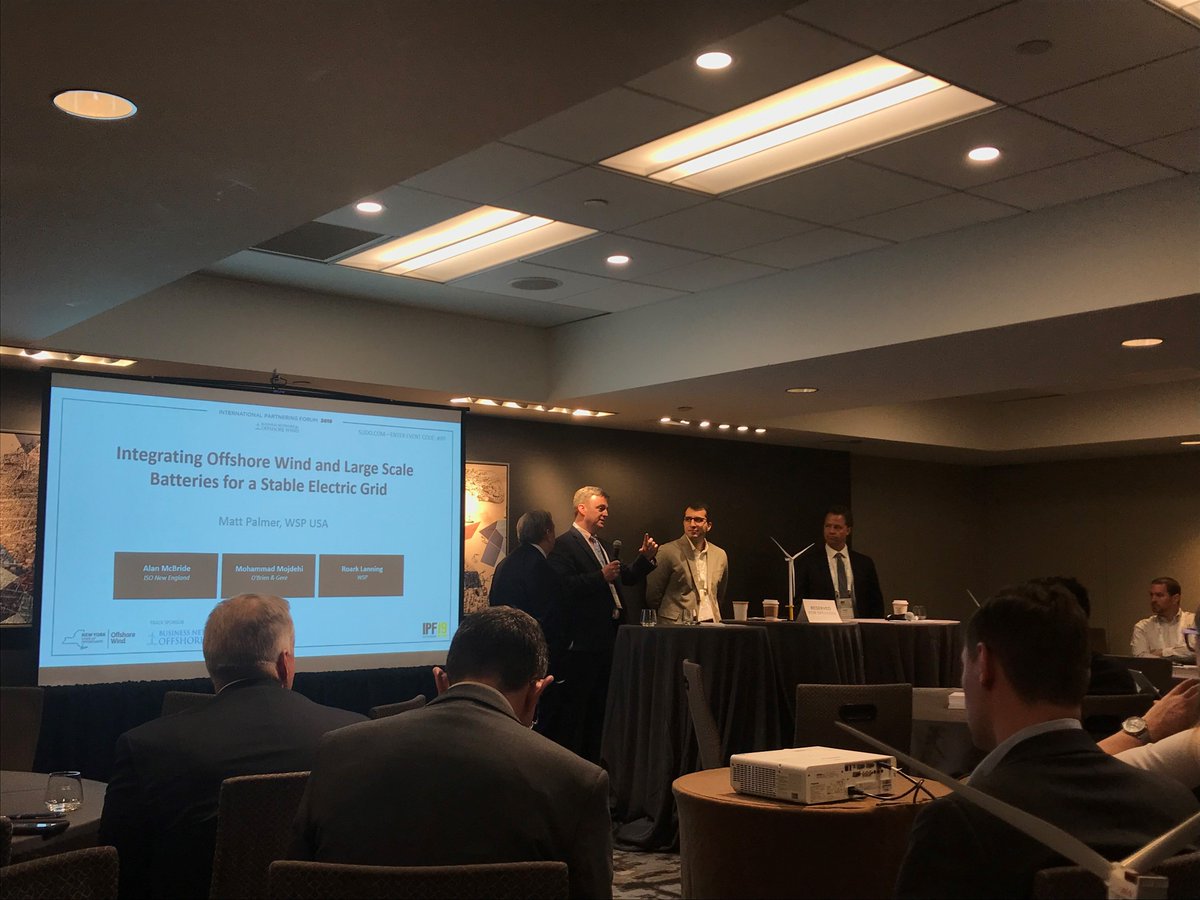 rambollamericas's tweet photo. Today, Dr. Mohammad Mojdehi discussed integrating energy storage & offshore wind at the @offshorewindus #2019ipf in NYC. Learn more about how @ramboll is shaping the future of energy at https://t.co/XQ5x4RZQVB. https://t.co/DYrbHLnMaF