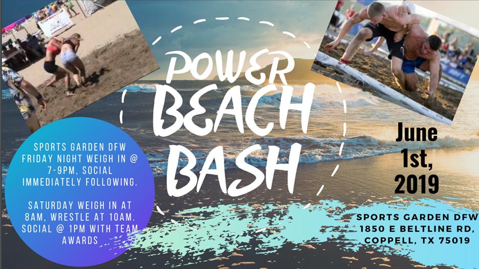 coachDLV's tweet photo. Here it is! Beach wrestling is coming to DFW!! Proceeds will go to Team Texas! Please share with your team.  @TX_Women_Wrest @TeamTXWrestling @TheCoachKenney https://t.co/Hwaf3puAh3