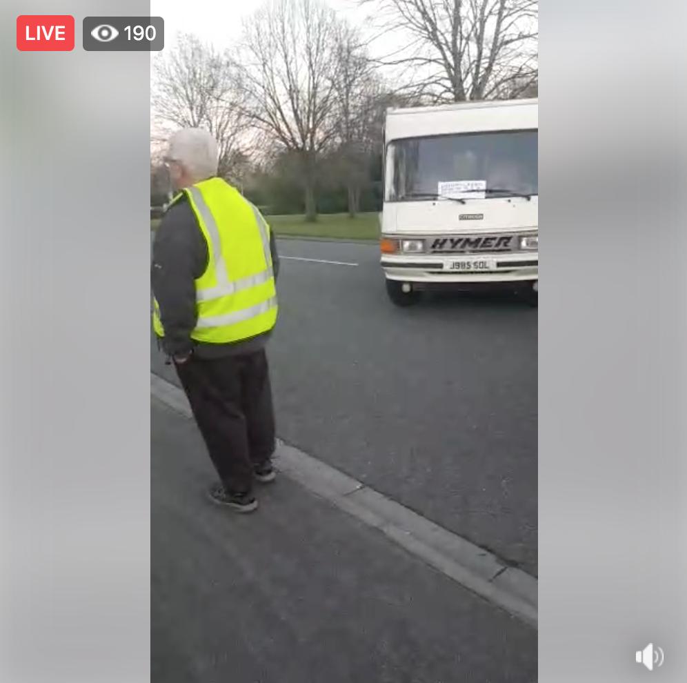 DailyMERSEY's tweet photo. "ALDI is a German company, we want Brexit"

This is happening in #Neston RIGHT NOW and these knobheads need a smack. Go get them people https://t.co/UBGw1wsWu7