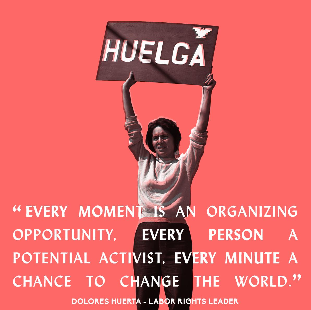Wishing a happy birthday to the legendary civil rights leader and ally, Dolores Huerta!   