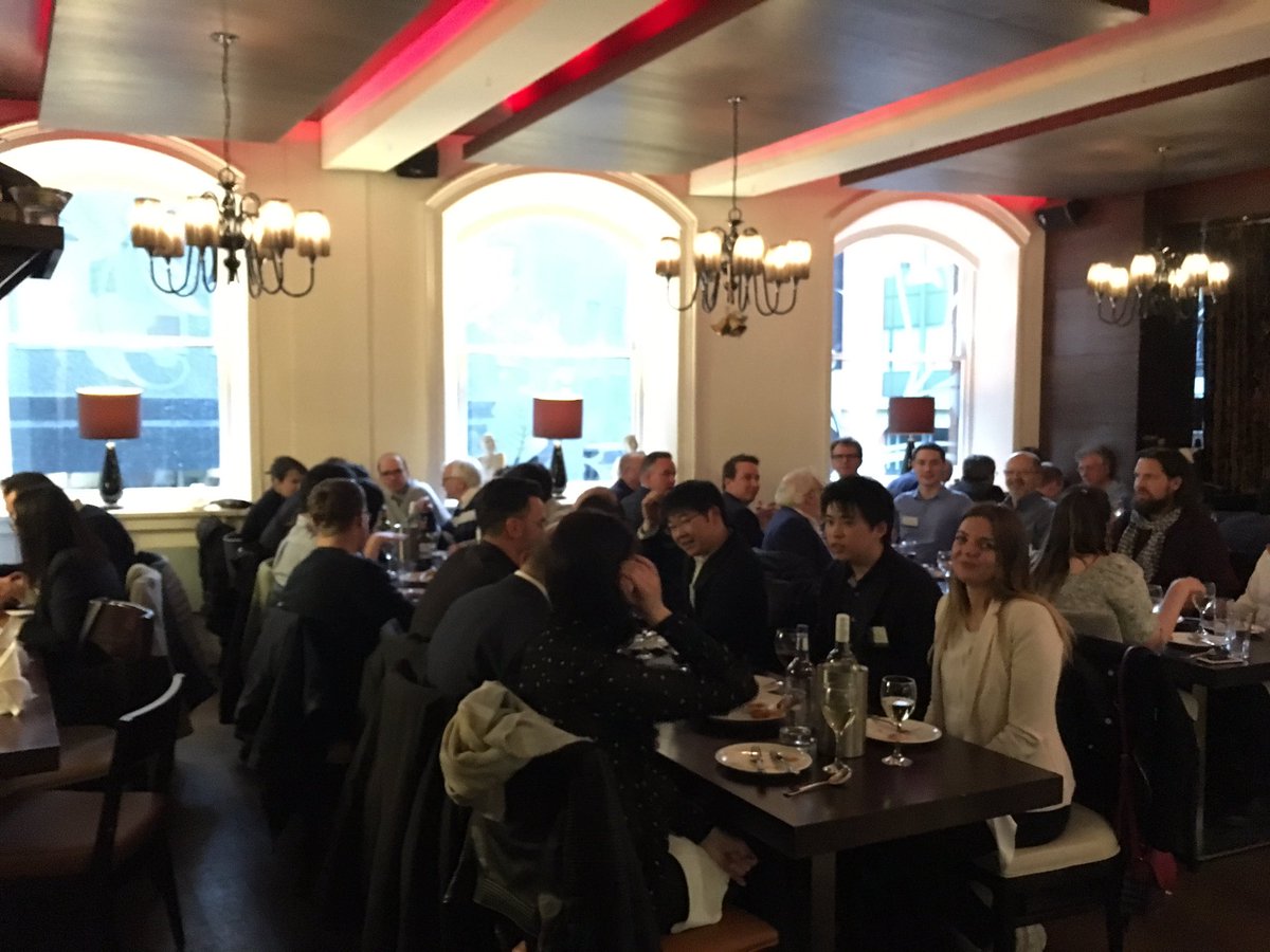 IoPDEGroup's tweet photo. Amazing #IOPelec2019 conference dinner at @Chao_Manchester! #STEM #sciencetwitter #Thai #Foodie #Electrostatics #Electrostatics2019 @ChaophrayaThai @IOPPublishing @PhysicsWorld https://t.co/oxJfcEhC3m