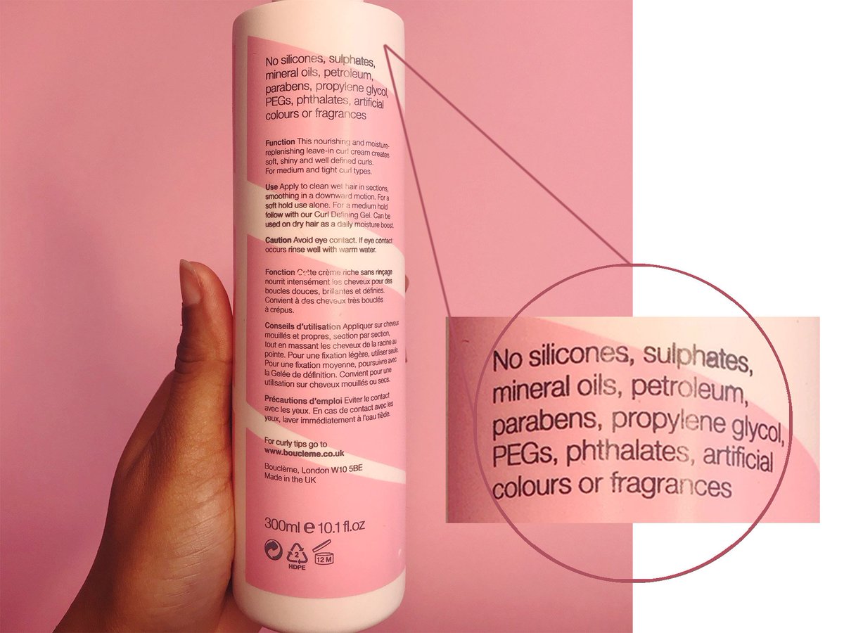 Ingredients to avoid &amp; why 🌸 

boucleme.co.uk/blogs/news/cle…

#curlcare #cleanbeauty #boucleme