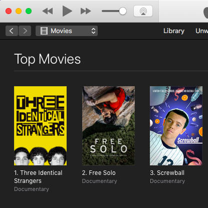 THANK YOU for making <a href="/ScrewballFilm/">Screwball</a> the #3 documentary on <a href="/iTunes/">iTunes</a>. If you liked it, please rate &amp; review it and tell your friends! itunes.apple.com/us/movie/screw…