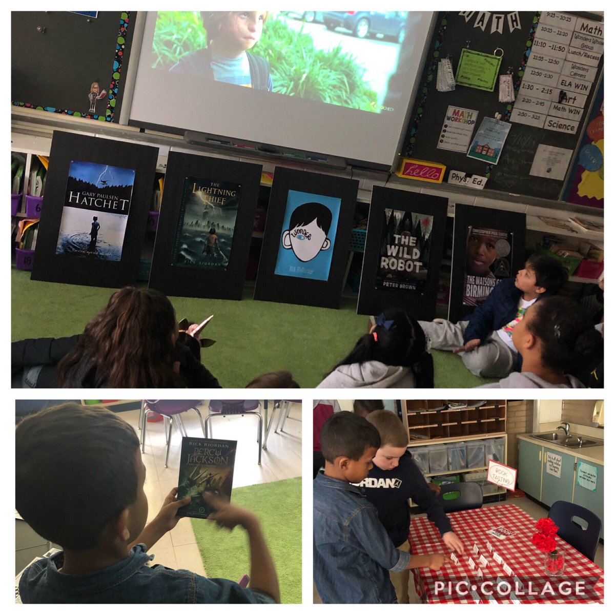 connorclass's tweet photo. “ A good book makes you want to live in the story. A great book gives you no choice” Book Tasting = One of the BEST afternoons💙📚#MonticelloRocks @RutherfordWay https://t.co/f6PtyyNGAC