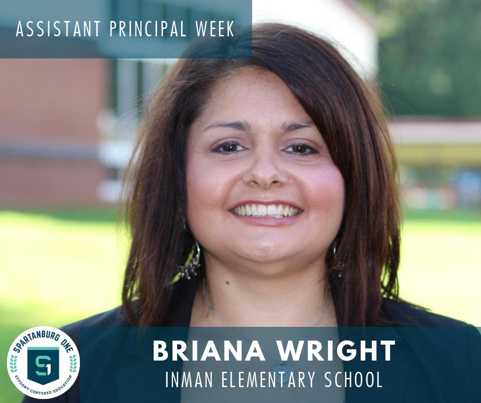 spartanburgone's tweet photo. We appreciate the role our Assistant Principals have in keeping our schools running smoothly and the many hats they wear daily! Shout out to @hsmbulldogs AP, DJ Brown, @inmanelementary AP, @WrightBrianaJ &amp; @IISMustangs AP, Josh Loso! #NationalAssistantPrincipalsWeek #WeAre1 https://t.co/6h1GbajqQ7