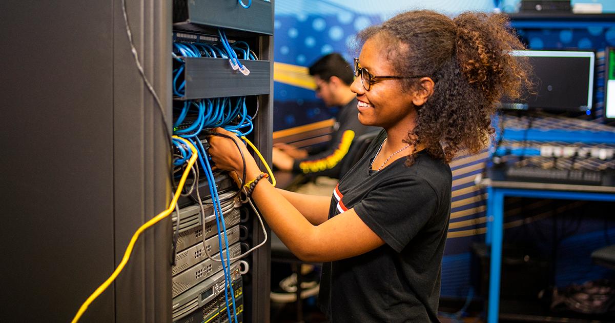 Learn4Life's tweet photo. Learn4Life is proud to promote Women & Girls in #STEM Week by providing job training programs that help bridge the skills-gap and contribute to a skilled local workforce.
#Learn4LifeSchools #ChangeYourStory #NetworkSecurity #CareerTechEd #SCR15 https://t.co/yfZIt2PbVT