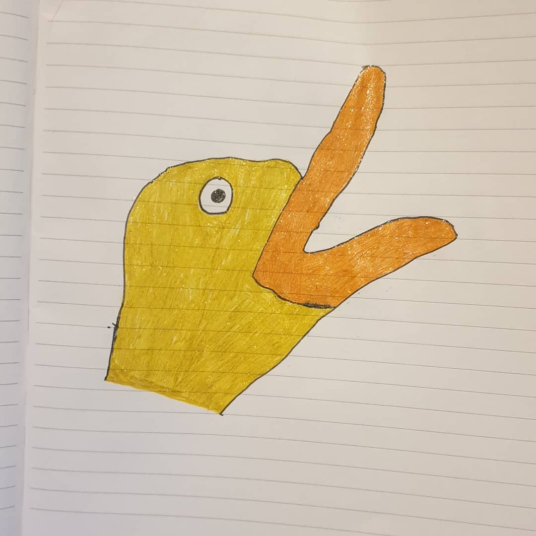 KirstySabina's tweet photo. She never gets bored of finding a different way to draw, tonight was using her drawing round her hand to create different pictures.
#ArtistOnTwitter #artistinthemaking #drawing #somethingnew #nevergetsbored https://t.co/Y2FXV5GP27