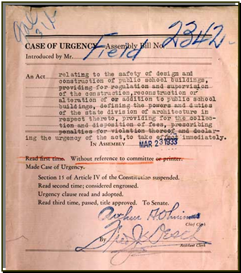 CalifDSA's tweet photo. Today marks the 86th Anniversary of the #Field Act! Keeping our students and #publicschools safe since #1933. #CaliforniaBuildingCode 🎉🎊 https://t.co/6sAM6dZilh