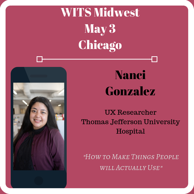 WomenTechSummit's tweet photo. Want to know How to Make Things People will Actually Use - Join this workshop with @maiarachelo @taoofgiao @nancigonzalez from Thomas Jefferson University Hospital at WITS Midwest  May 3rd  Chicago - Tickets are going fast so get yours quick! https://t.co/f64nLc3muZ #womenintech https://t.co/lkn9TSPCJz