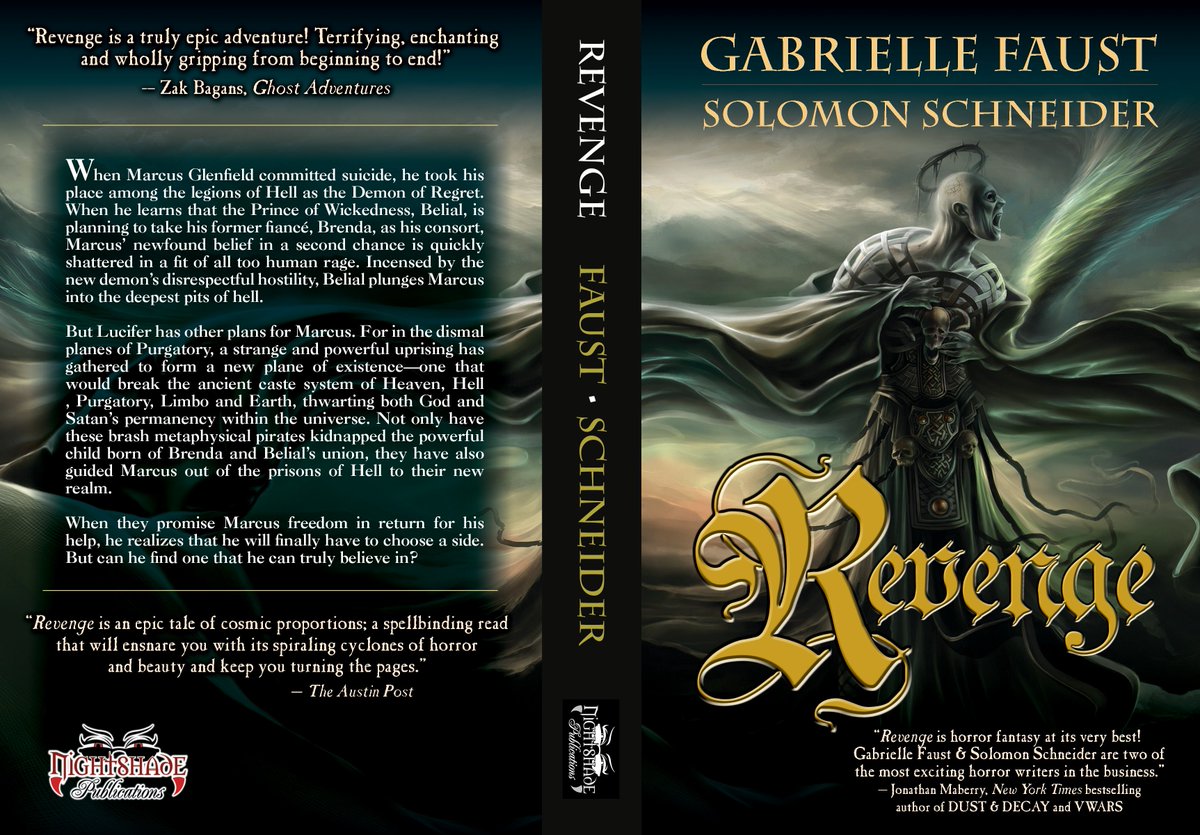 Gabrielle_Faust's tweet photo. As we get closer to May, I am now taking pre-orders for the exciting new edition of my novel REVENGE! All pre-orders will be autographed and will be accompanied by two art prints from the novel.  https://t.co/VLpWvrNI0d
#RevengeNovel #Angels #Demons #DarkFantasy #books #reading https://t.co/7ENFESmPN0