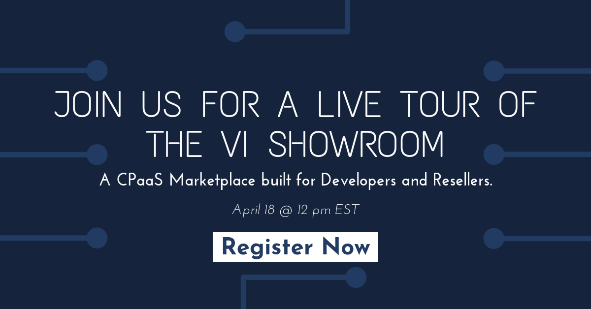 voipinnovations's tweet photo. Please join us for a virtual #meetup on April 18 at 12 pm EST to discuss the VI #CPaaS Showroom. We'll cover everything from sign up, to configuration, to cash flow models. We hope to see you there! #Developer #ChannelPartners #Telco 

Register here: https://t.co/ta0ahEpXyJ https://t.co/llOane85ld