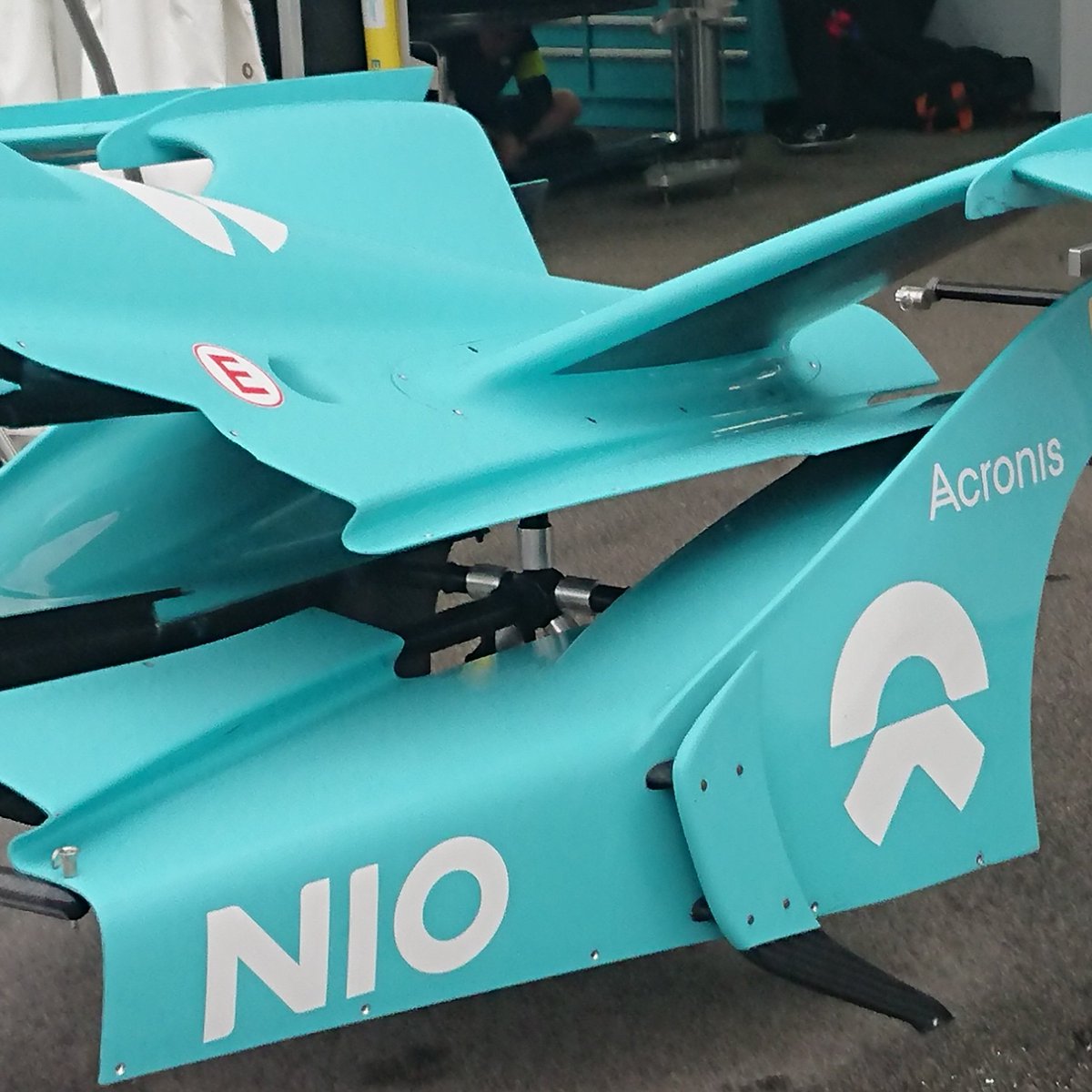 grippymedia's tweet photo. Good luck to @NIOFormulaE and drivers @OliverTurvey and @TomDillmann in Rome this Saturday. Should be a cracker. This picture taken in a rainy ☔ Hong Kong but just love those turquoise colours. Stunning! #RomeEPrix #ABBFormulaE #NIOFormulaE #BlueSkyComing #acronis https://t.co/aXuF73mNZX