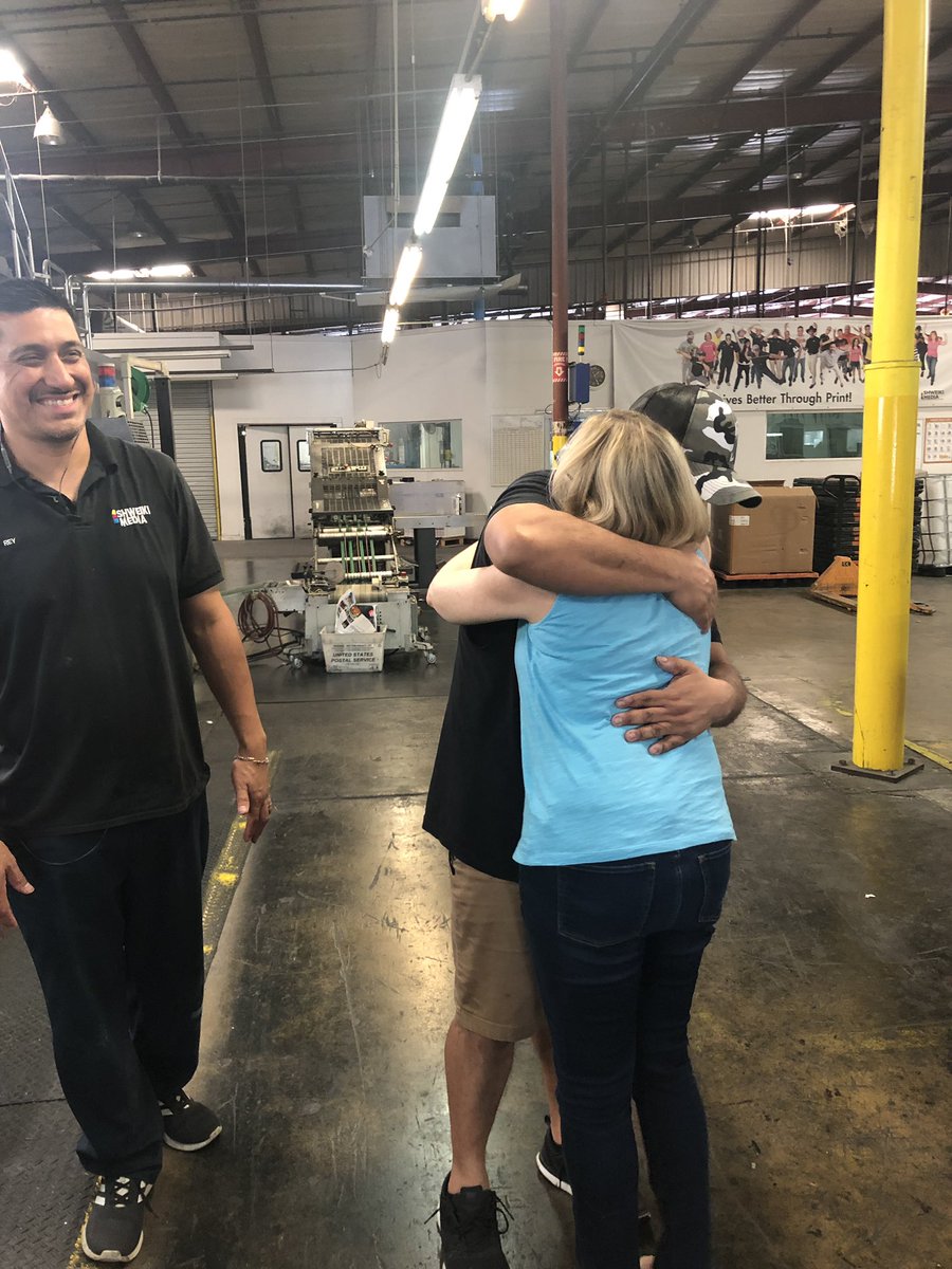 ShweikiMediaCSR's tweet photo. We have some great clients and pressmen!! Congratulations on your retirement Ms Laura. We will miss having you come in for press checks for the Opera!! #weloveprinting #weloveourclients #presscheck #publication #opera #bestpressmen @ShweikiMedia https://t.co/qfoEgxohnK