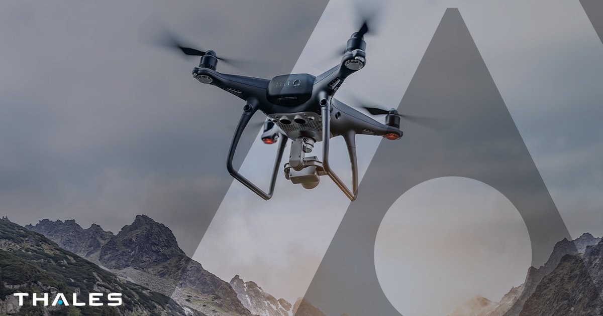 thalesgroup's tweet photo. Thales #FlytLINK is the most reliable #satcom solution for #UAV applications. With 100% global, interference-free data coverage, you're never out of touch. https://t.co/hXPsTPJEAK https://t.co/eQwgfoAogn