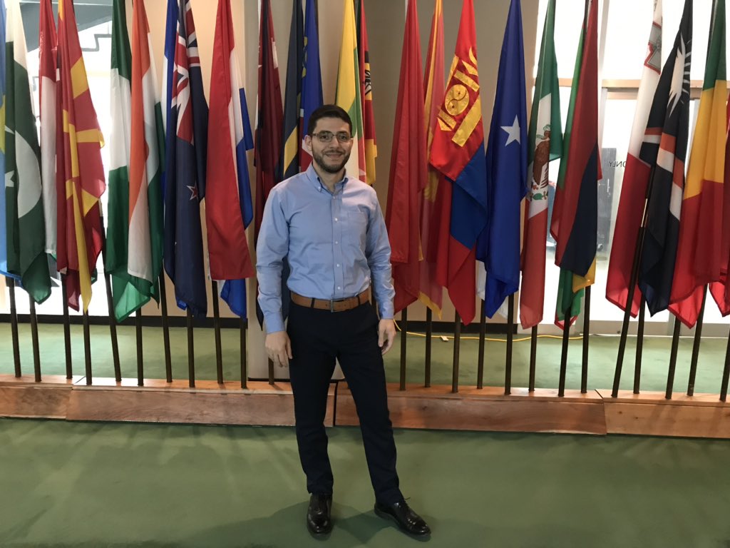 UNC Global Studies (@unc_globalcurr) on Twitter photo Global Studies MA student <a href="/MohEid1/">Moh Eid</a> is participating in a dialogue at the <a href="/UNECOSOC/">UN ECOSOC President</a> Forum at the <a href="/UN/">United Nations</a> to discuss varying solutions to large scale refugee crises as well as sharing lessons from different crisis zones around the world with member states, gov't reps, & policymakers Global Studies MA student <a href="/MohEid1/">Moh Eid</a> is participating in a dialogue at the <a href="/UNECOSOC/">UN ECOSOC President</a> Forum at the <a href="/UN/">United Nations</a> to discuss varying solutions to large scale refugee crises as well as sharing lessons from different crisis zones around the world with member states, gov't reps, & policymakers