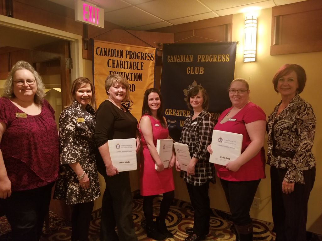 gmwprogress's tweet photo. Please join us in welcoming 4 new Members to The Greater Moncton Women's Progress Club.
We we so happy to have Theresa Quimby, Kesia Thibodeau Claire Langan &amp; Jessica Mitton inducted into our club last night.
#canadian #canadianprogressclub #newmembers #inductionceremony https://t.co/AMCCK5RBjM