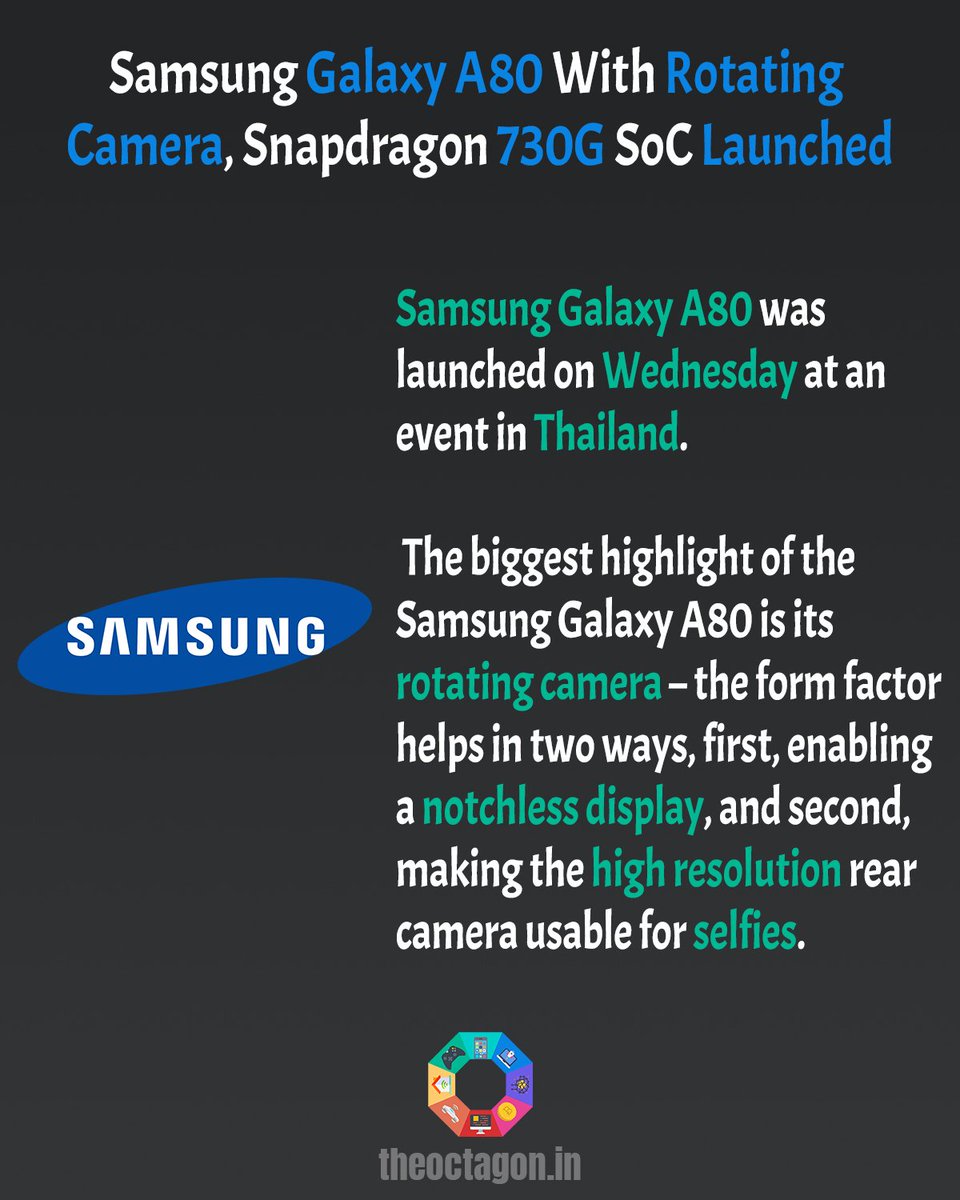 tech_Octagon's tweet photo. Do you think it's a good idea?
.
.
#facts #technology #blog #techblog #information #geek #techie #instagood #innovation #trending #instago #samsung #galaxy #samsunggalaxy #smartphone #samsunga80 #notchless https://t.co/8Pr3TJRXJQ
