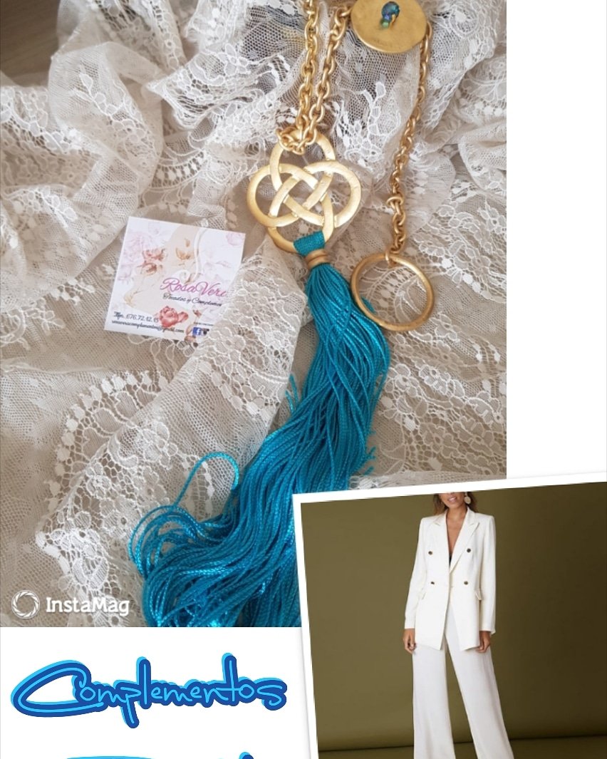 RosaVeraAF's tweet photo. 💙Súper bonito💙
Bisurería artesanal, consúltme sin compromiso 📞676721215
#hechoamano #complementosbonitos #collares #invitadaperfecta #azul #moda #design #pendientes #completatulook by #RosaVera https://t.co/PNzoLuWOgJ