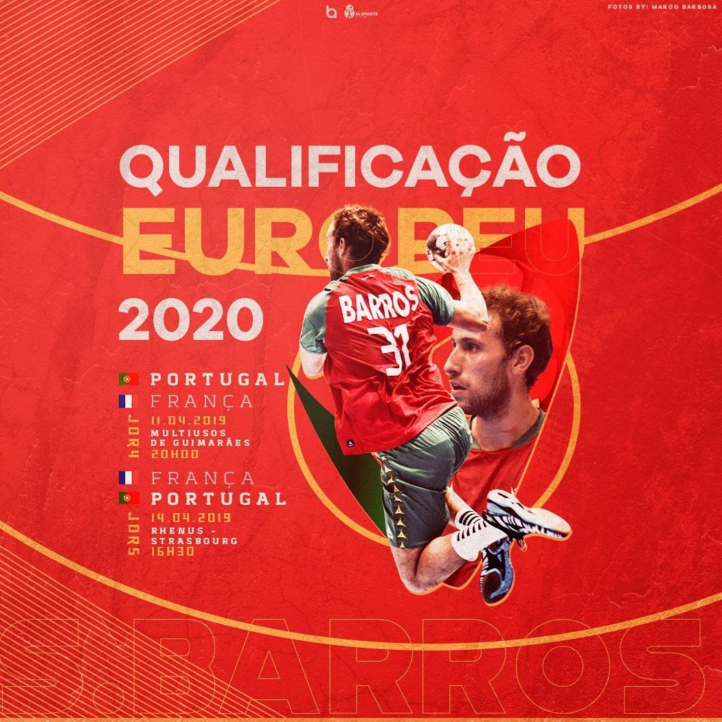 SergioHMBarros's tweet photo. É já amanhã que voltamos à nossa caminhada de apuramento para o próximo Euro 2020! Duplo confronto frente à França é a missão que se segue! 🤾🏼♂️ 🇵🇹 🤜🤛
.
.
.
#Handball #Balonmano #Andebol #PuenteGenil #Portugal #France #EuropeanQualification #Euro2020 https://t.co/DHmieTn3IX