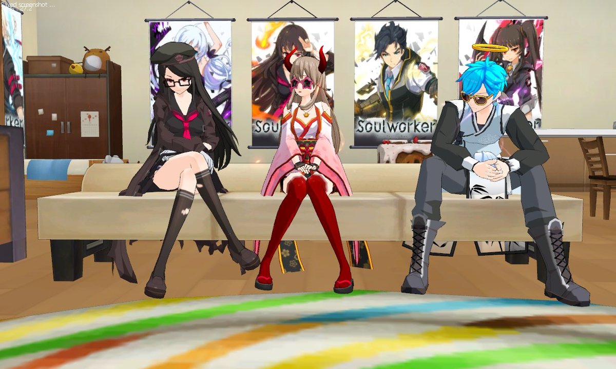 Yuyui_07's tweet photo. Look to the left, now look to the right...
Cut! Great job guys. 📷👍
#SoulWorker #Playingwithfruends
#ServerES @SoulWorkerGF https://t.co/Qcphyx1zy5