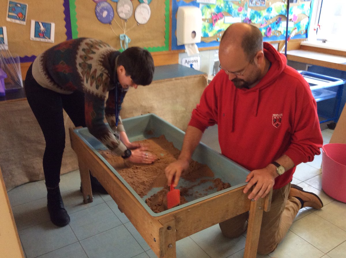 Acoyle2010's tweet photo. @EYFSHempland we loved having the staff team come to  play in EYFS in a meeting all about our provision and practice and the wonderful possibilities of child-led learning. We loved the inspiring ‘gifts’ they left for the children!👏👏👏 https://t.co/fDy1iNLo81