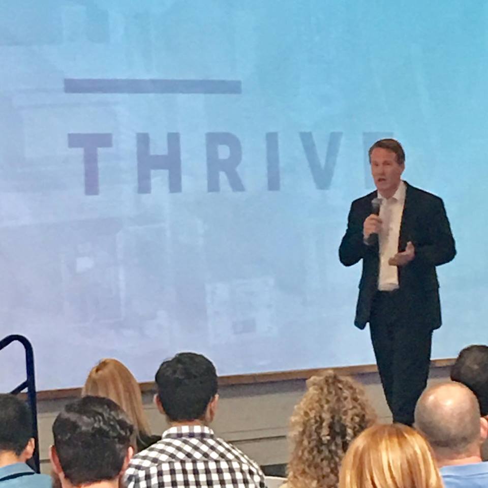 NewAlbanyChambr's tweet photo. @LtGovHusted speaking at the @WorkplacebyFB Thrive event yesterday hosted by @AwareHQ #thrivexcomms #digitalworkplace #workplacebyfacebook #modernworkplace https://t.co/z2JhRXKjU7