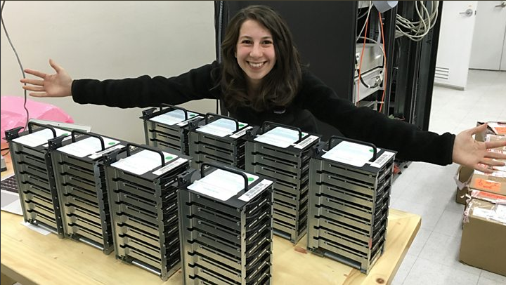 1969: Margaret Hamilton alongside the code that got us to the moon 2019: Katie Bouman alongside the data that got us to the black hole