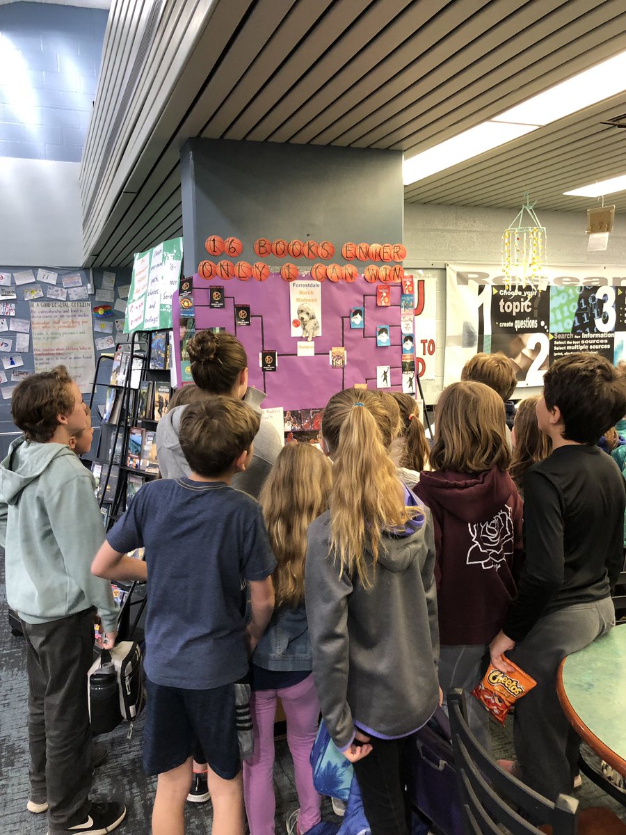 Mrs. Whalen has everyone so excited about Boomer’s Sweet 16.  Who will win? Make sure to vote on the Forrestdale Media Center website.  Winner announced this Monday.