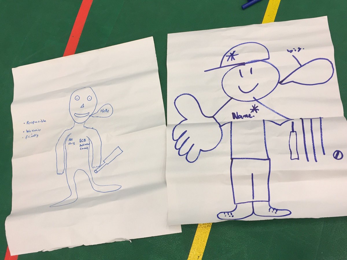 StaffsCricket's tweet photo. Wow! What brilliant young activators we have had at tonight’s @allstarscricket session. Our clubs are very lucky to have them all helping out #fun #enthusiastic #inspiring #badatdrawing #goodatcricket #BigMoments https://t.co/pdo2o6hiBt