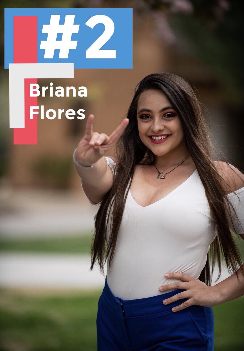 GuideUnm's tweet image. ANNOUNCING #2 BRIANA FLORES
Major: Business 
Year: Freahman
Involvements: Kappa Kappa Gamma, Emerging Lobo Leaders, UNM Trailblazers 
Favorite Breakfast Food: Anything from Waffle House

Briana is excited to promote outreach to students at UNM to make changes on their behalf!